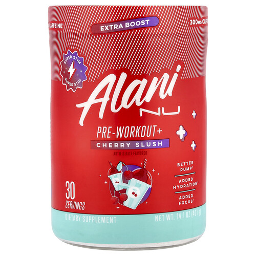 Alani Nu, Pre-Workout+, Pre-Workout+, Kirsch-Slush, 401 g (14,1 oz.)