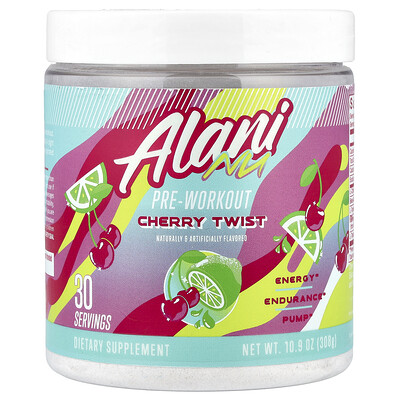 Product Image for Alani Nu, Pre-Workout, Cherry Twist, 10.9 oz (308 g)