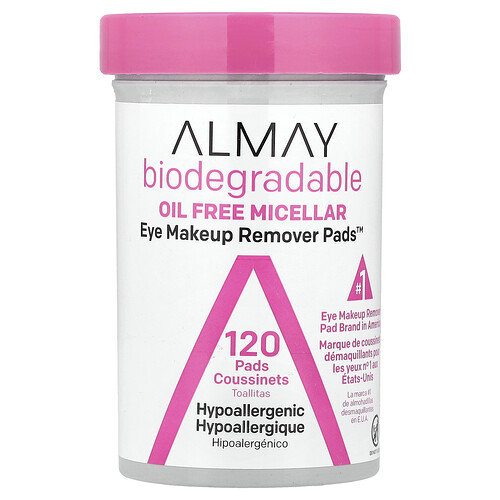Almay, Eye Makeup Remover Pads™, 120 Pads