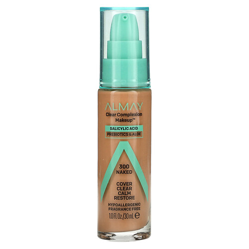 Almay, Clear Complexion Make-up, Make-up für den klaren Teint, 300 Naked, 30 ml (1 fl. oz.)
