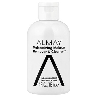 Almay, Moisturising Makeup Remover & Cleanser™, Fragrance Free, 4 fl oz (118 ml)