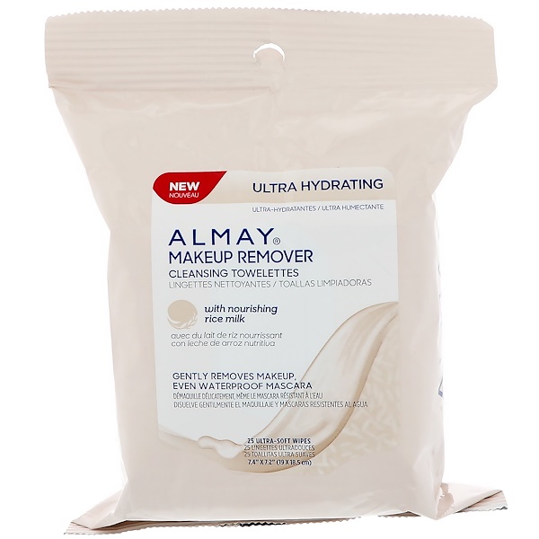 Almay, Ultra Hydrating Makeup Remover Cleansing Towelettes, 25 Ultra