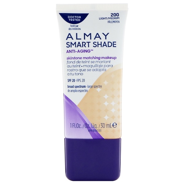 Almay Smart Shade Anti Aging Skintone Matching Makeup Spf 20 200 Light Um 1 Fl Oz 30 Ml Iherb - Almay Smart Shade Anti Aging Skintone Matchingtm Makeup