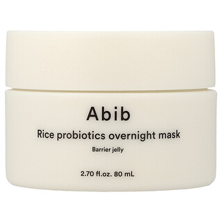 Abib, Mascarilla de belleza para la noche con Rice Probiotics, Jalea barrera, 80 ml (2,7 oz. líq.)