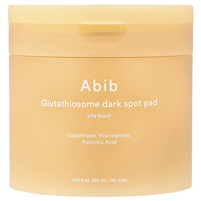 Product Image for Abib, Glutathiosome Dark Spot Pad, Vita Touch, 60 Pads