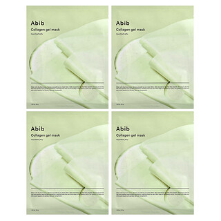 Abib, Kollagen Gel Skønhedsmaske, Heartleaf Jelly, 4 masker, 35 g pr. stk.