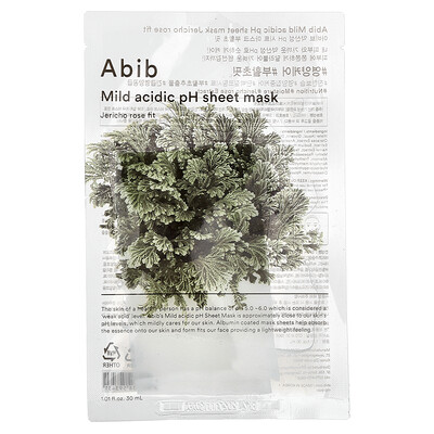 Product Image for Abib, Mild Acidic pH Beauty Sheet Mask, Jerico Rose Fit, 1 Sheet Mask, 1.01 fl oz (30 ml)