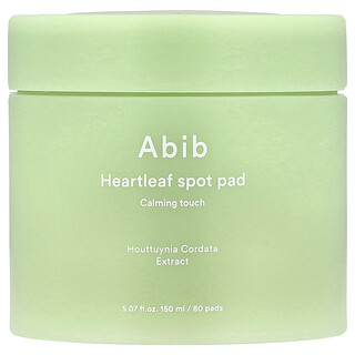 Abib, Almohadillas antimanchas de hoja de Houttuynia, 80 almohadillas, 150 ml (5,07 oz. líq.)