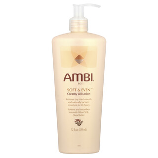 AMBI, loțiune cu ulei cremos Soft & Even™, 354 ml;