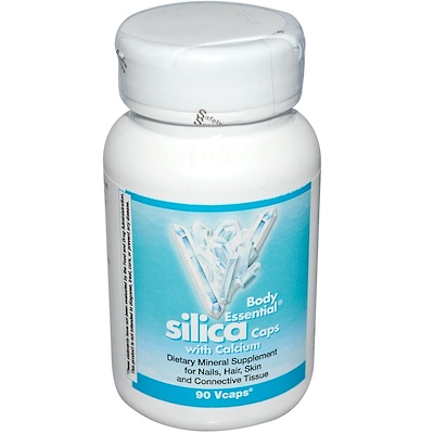 Body Essential, мягкие капсулы диоксида кремния, с кальцием, 90 вегетарианских капсул