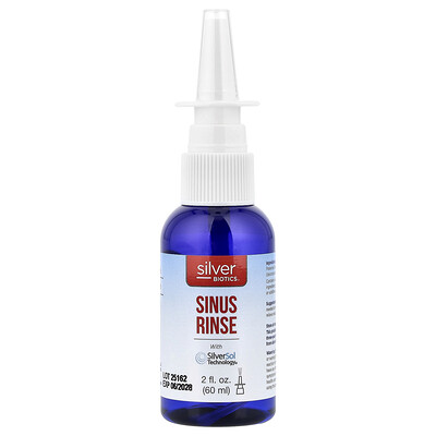 Product Image for American Biotech Labs, Silver Biotics , Sinus Rinse With SilverSol Technology , 2 fl oz (60 ml)