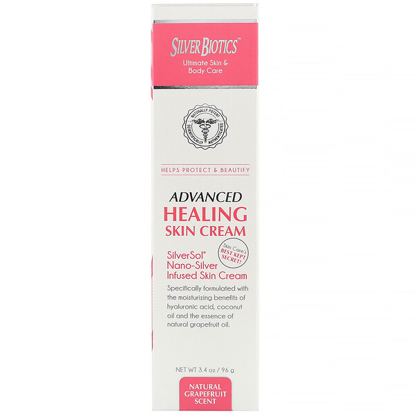 Advanced Healing Skin Cream, Natural Grapefruit Scent, 3.4 oz (96 g)
