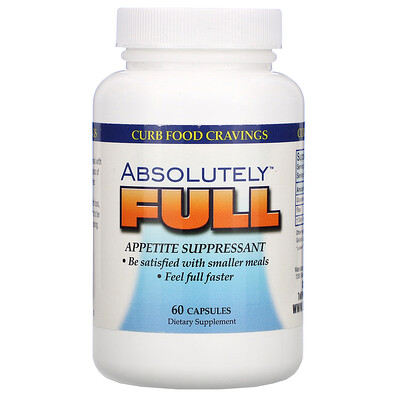 Absolute Nutrition Absolutely Full, Appetite Suppressant, 60 Capsules