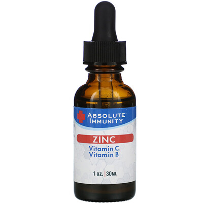 Absolute Nutrition Immunity, Zinc with Vitamin C & Vitamin B, 1 oz (30 ml)