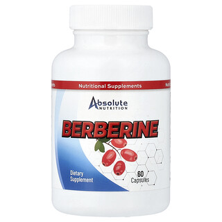 Absolute Nutrition, Berberin, 60 kapsler (600 mg pr. kapsel)