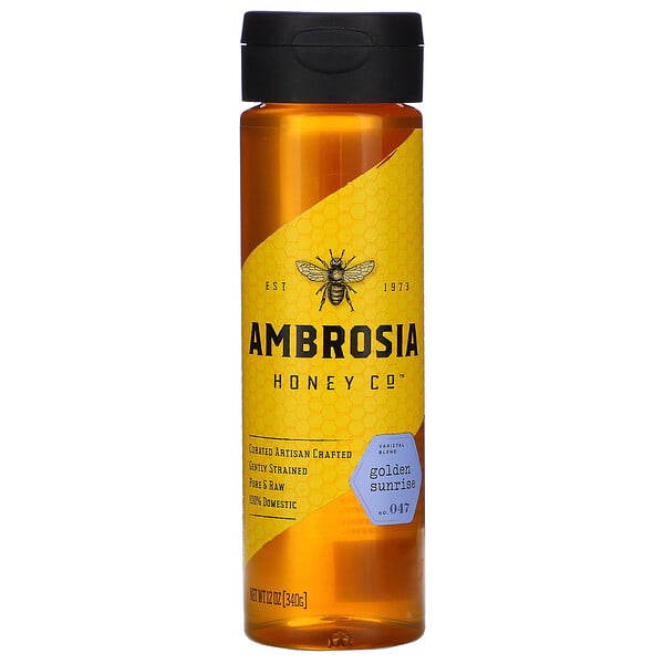 Ambrosia Honey, Golden Sunrise, 12 oz (340 g)