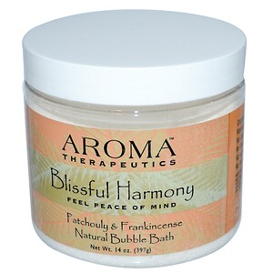 Отзывы о Абра Терапьютикс, Natural Bubble Bath, Blissful Harmony, Patchouli & Frankincense, 14 oz (397 g)