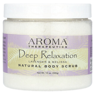 Abra Therapeutics, Doğal Vücut Peelingi, Derin Rahatlama, Lavanta ve Melisa, 12 oz (340 g)