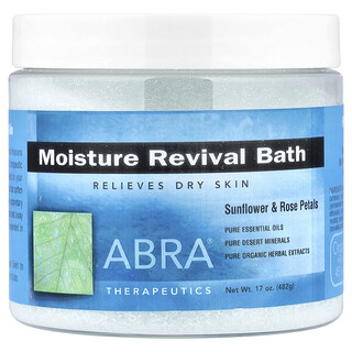Abra Therapeutics, Baño humectante y revitalizante, Girasol y pétalos de rosa, 482 g (17 oz)