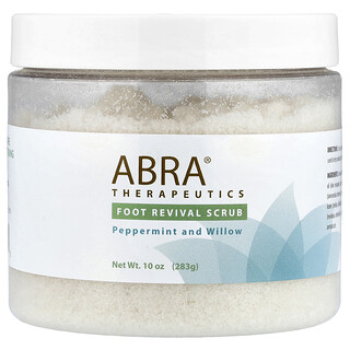 Abra Therapeutics, Ayak Canlandırıcı Peeling, Nane ve Söğüt Aromalı, 283 g (10 oz)