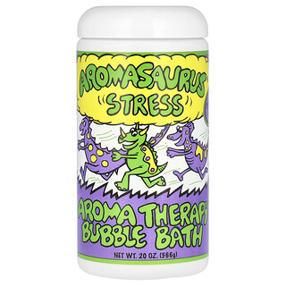 Abra Therapeutics, Aromasaurus Stress, 어린이용 아로마 테라피 버블 배스, 566g(20oz)