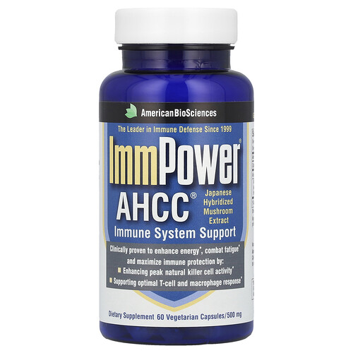 American Biosciences ImmPower® AHCC®, 500 mg, 60 Vegetarian Capsules