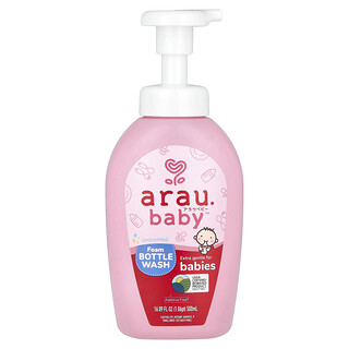 arau.baby, 폼 바틀 워시, 무향, 500ml(16.09fl oz)