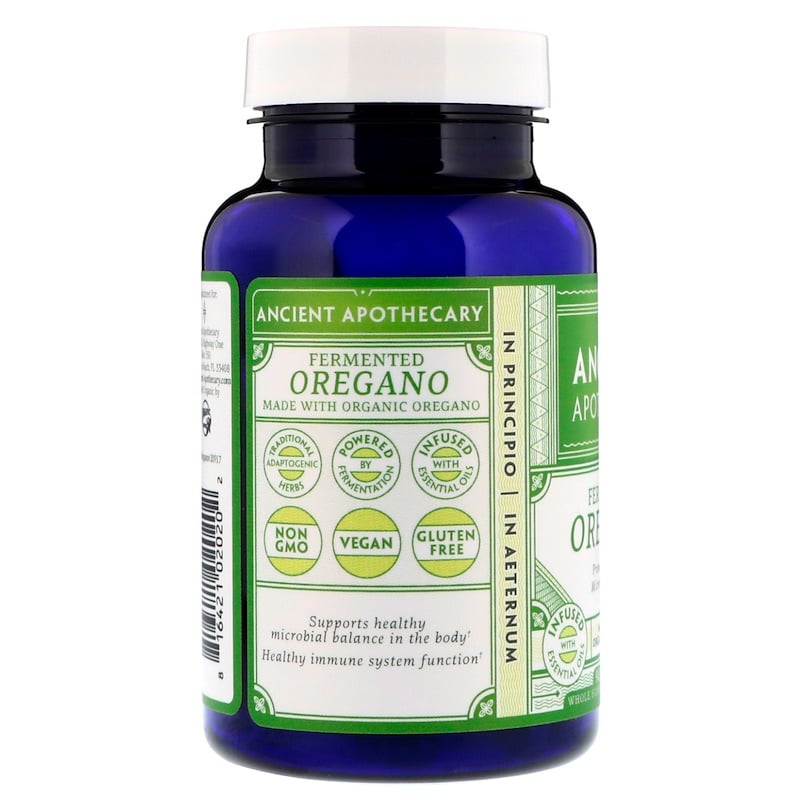 Ancient Apothecary, Fermented Oregano, 90 Capsules - iHerb