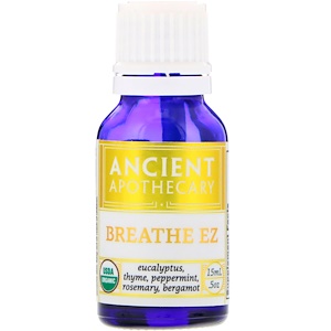 Отзывы о Ancient Apothecary, Breathe EZ, .5 oz (15 ml)