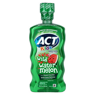 Act, Kid's, Anticavity Fluoride Rinse, Wild Watermelon, 16.9 fl oz (500 ml)