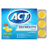 Act, Dry Mouth Lozenges with Xylitol, Sugar Free, Honey-Lemon, 18 Lozenges