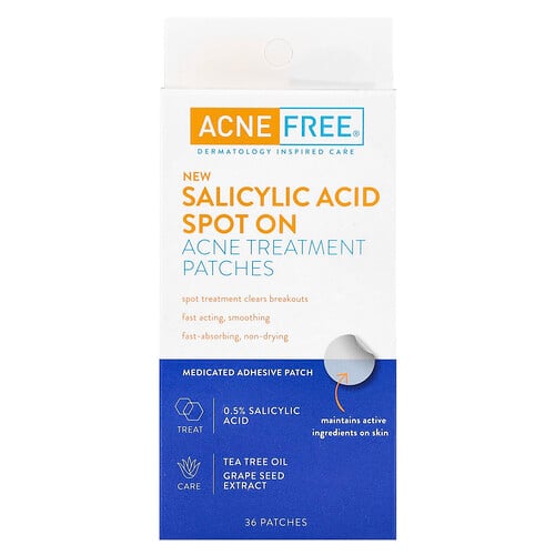 ACNE FREE, Salicylic Acid Spot On, Salicylsäure, 36 Pflaster