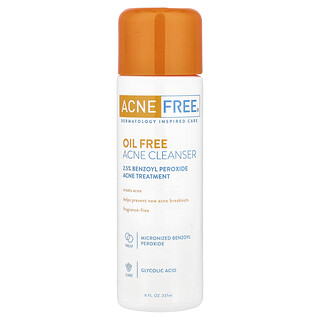 ACNE FREE, Öljytön aknenpuhdistusaine, aknen hoitoon, hajusteeton, 237 ml