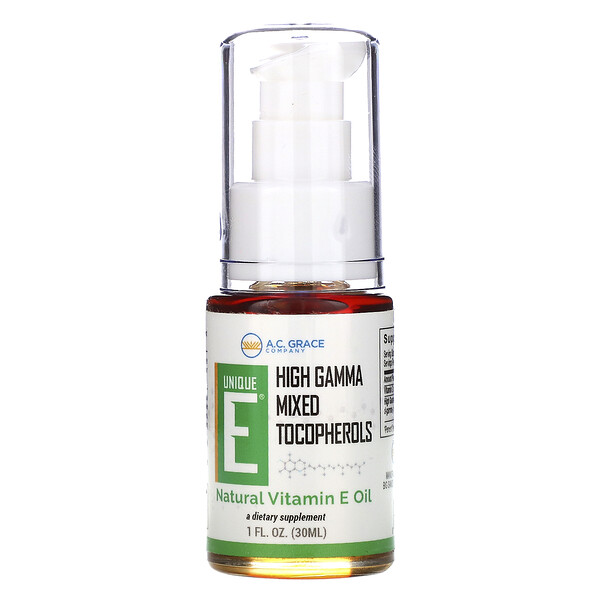 A.C. Grace Company‏, Unique E, Natural Vitamin E Oil, 1 fl oz