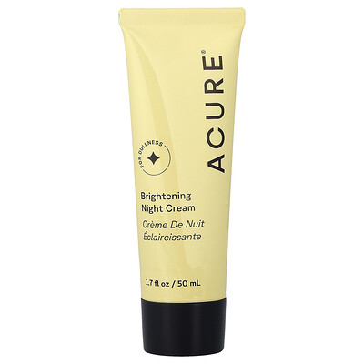 ACURE, Crema iluminadora de noche, Para combatir la opacidad, 50 ml (1,7 oz. líq.)