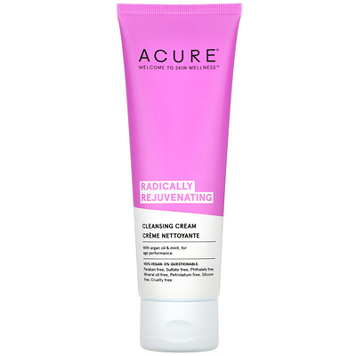Acure Radically Rejuvenating Cleansing Cream, 4 fl oz (118 ml)