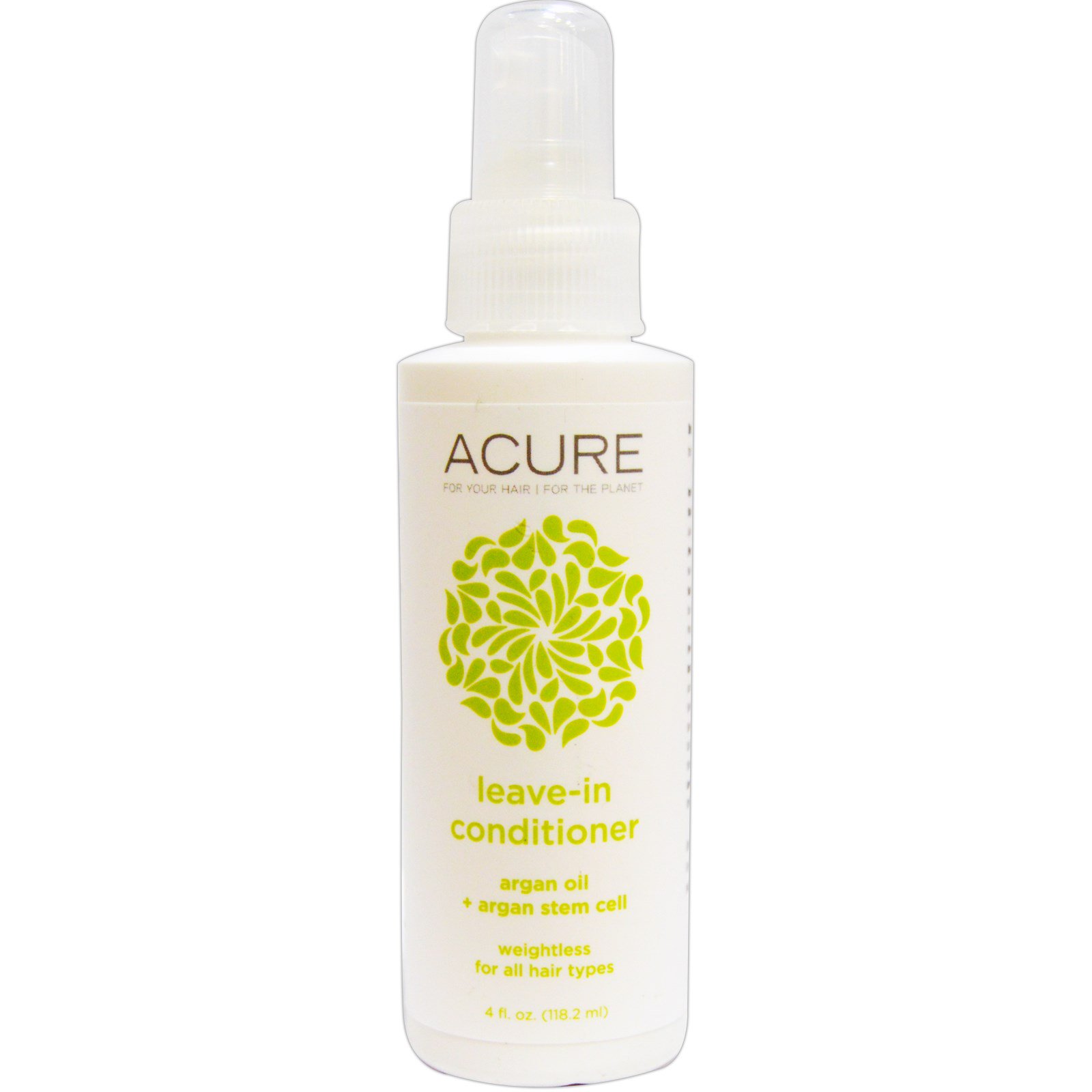 Acure Organics, LeaveIn Conditioner, Argan Oil + Argan Stem Cell, 4 fl
