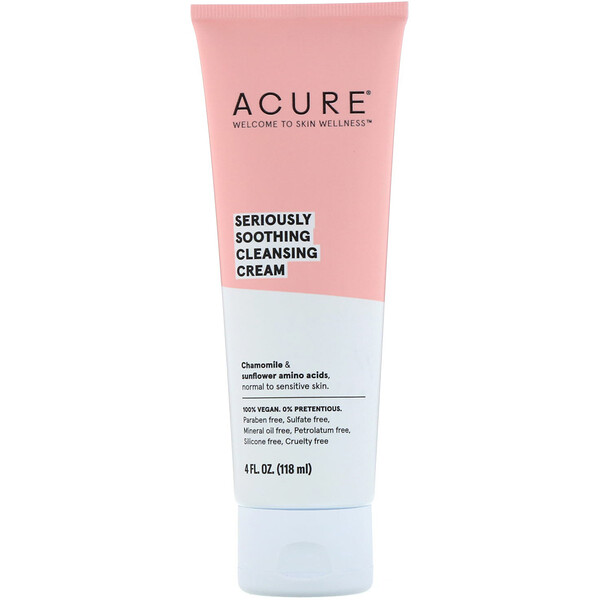 Acure, Seriously Soothing, Reinigende Creme, 4 fl oz (118 ml)