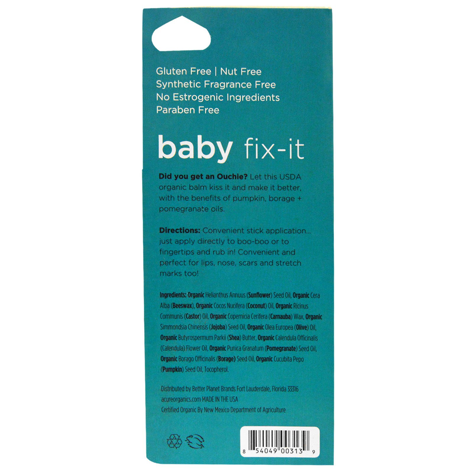 Acure Baby Fix-It Stick - 0.5 Oz (854049003139)