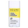 Acure, Deodorant, Lemon Verbena, 2.2 oz (62.4 g)