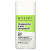Acure, Deodorant, Cedarwood & Mint, 2.2 oz (62.4 g)
