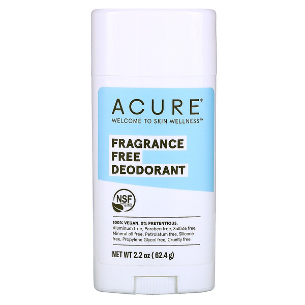 Acure‏, דאורדורנט, ללא חומרי ריח, 63.78 גרם (2.25 אונקיות)