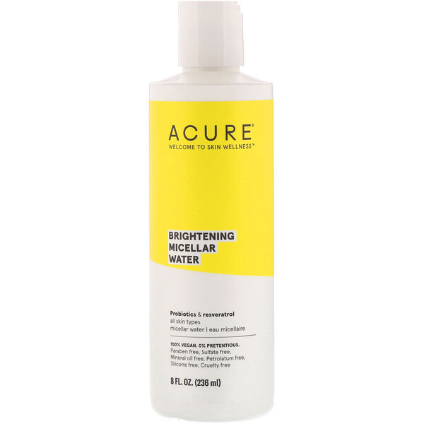Acure, Мицеллярная вода для улучшения цвета кожи, 236 мл (8 жидк. унций)