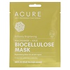 Acure, Brilliantly Brightening, Biocellulose Mask, 1 Single Use Mask, 0.845 fl oz (25 ml)