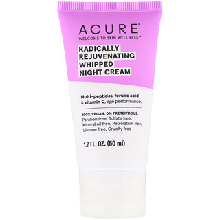 Acure, Radically Rejuvenating Whipped Night Cream, radikal verjüngende geschlagene Nachtcreme, 50 ml (1,7 fl. oz.)