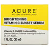 Acure, Brightening Vitamin C Sunset Serum, 1 fl oz (30 ml)