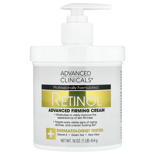 Advanced Clinicals Retinol, Advanced Firming Cream, 16 oz (454 g)