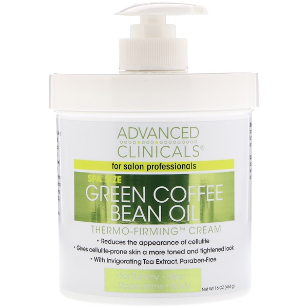 Green Coffee Bean Oil Anti-Cellulite Slimming Cream - Advanced Clinicals