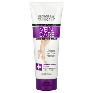 Advanced Clinicals, Vein Care, Varicose Vein Cream, 8 fl oz (237 ml)