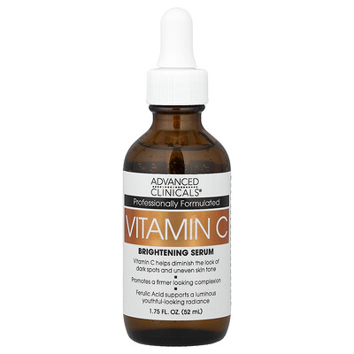 Product Image for Advanced Clinicals, Vitamin C Brightening Serum, 1.75 fl oz (52 ml)